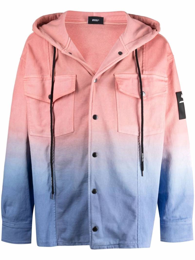 Mauna Kea degradé hooded jacket - Pink von Mauna Kea