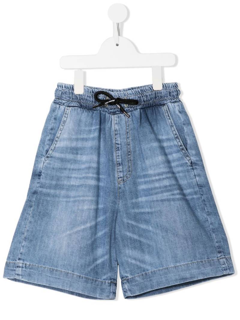 Mauna Kea denim bermuda shorts - Blue von Mauna Kea