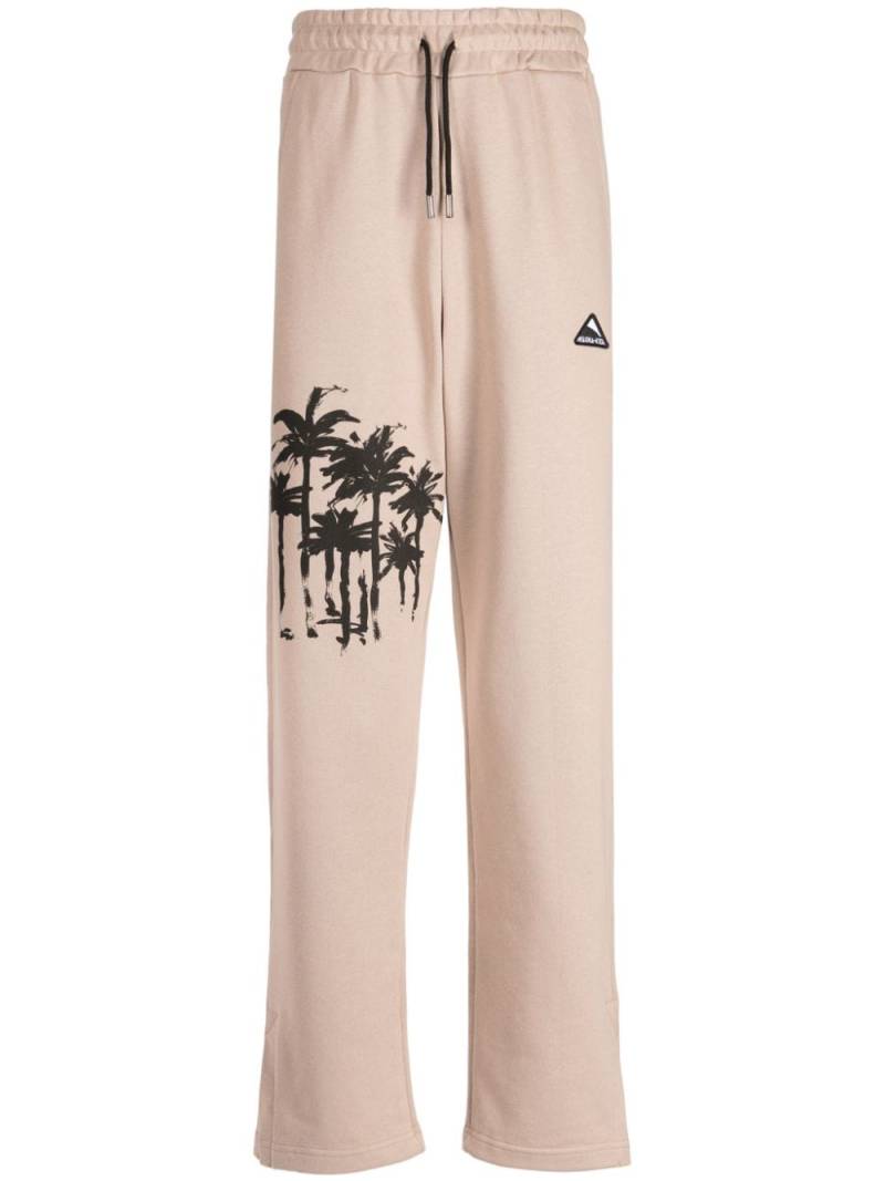 Mauna Kea logo-appliqué cotton track pants - Brown von Mauna Kea