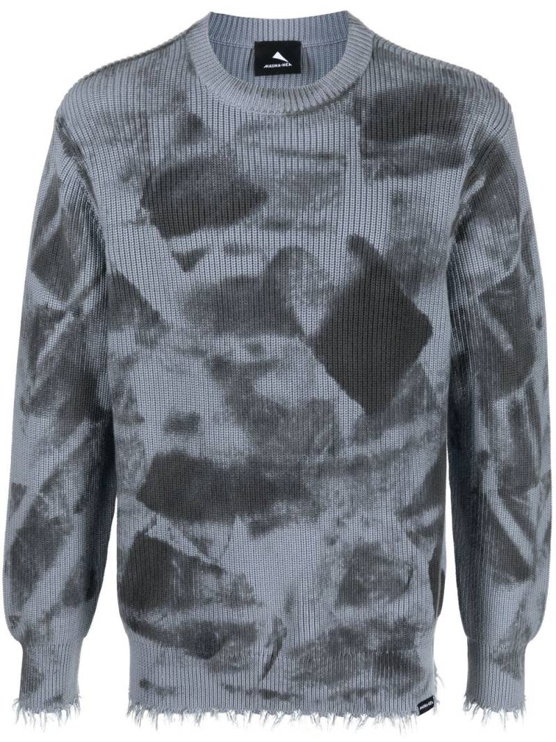 Mauna Kea ribbed crew neck jumper - Grey von Mauna Kea