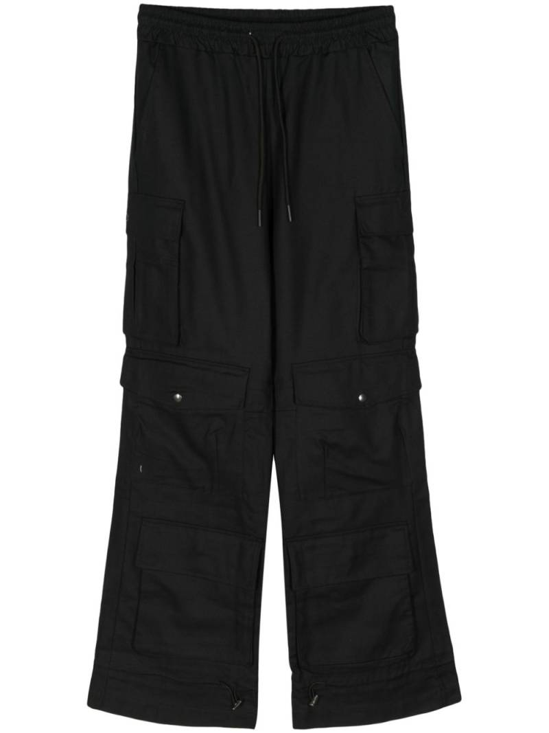 Mauna Kea straight-leg cotton cargo trousers - Black von Mauna Kea