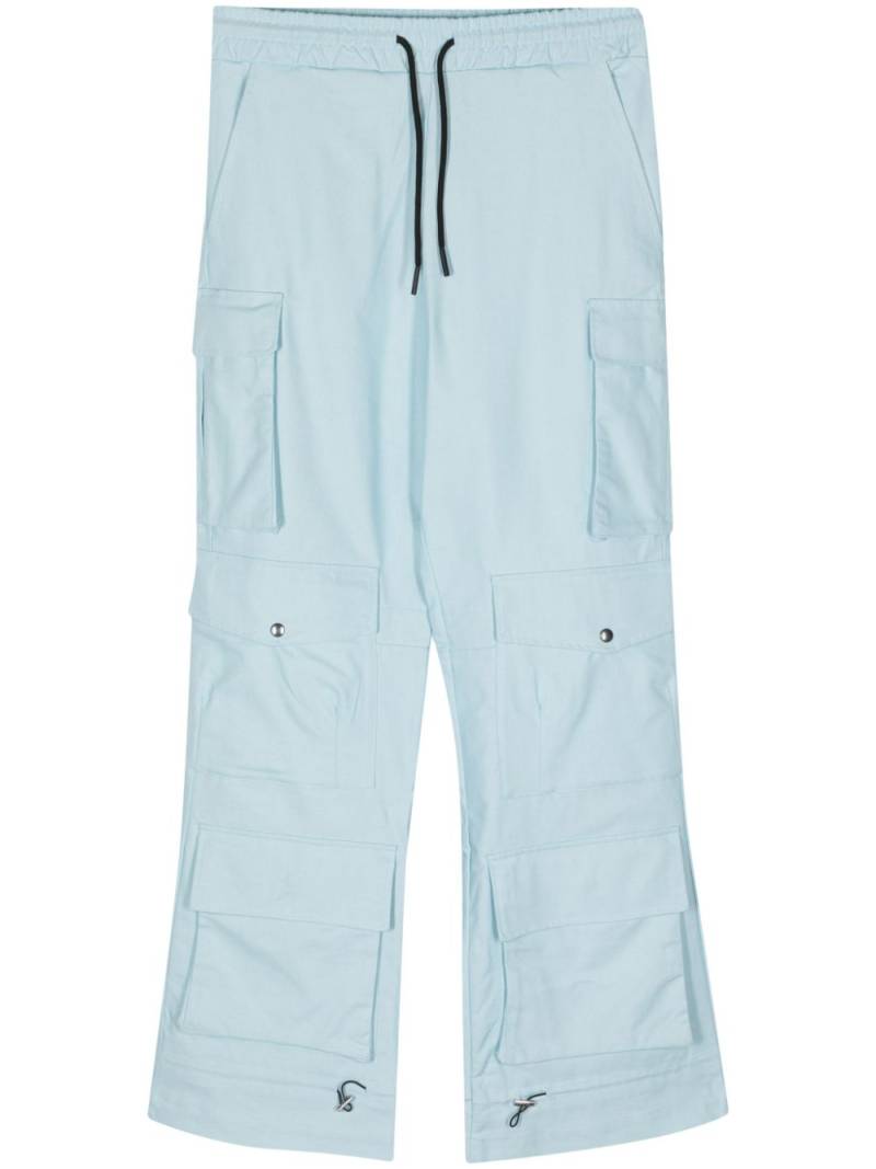 Mauna Kea straight-leg drawstring cargo trousers - Blue von Mauna Kea