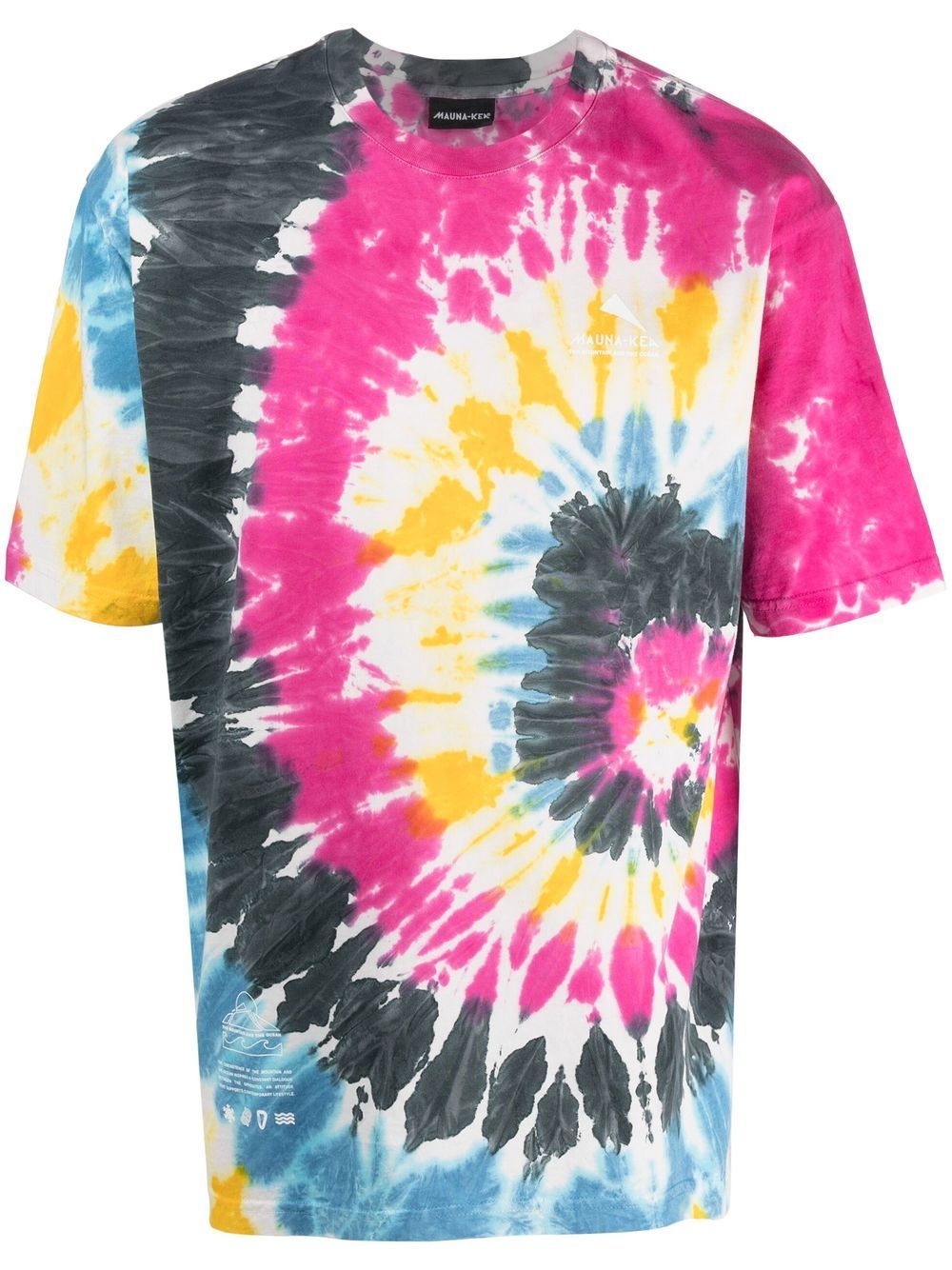 Mauna Kea tie-dye cotton T-shirt - White von Mauna Kea