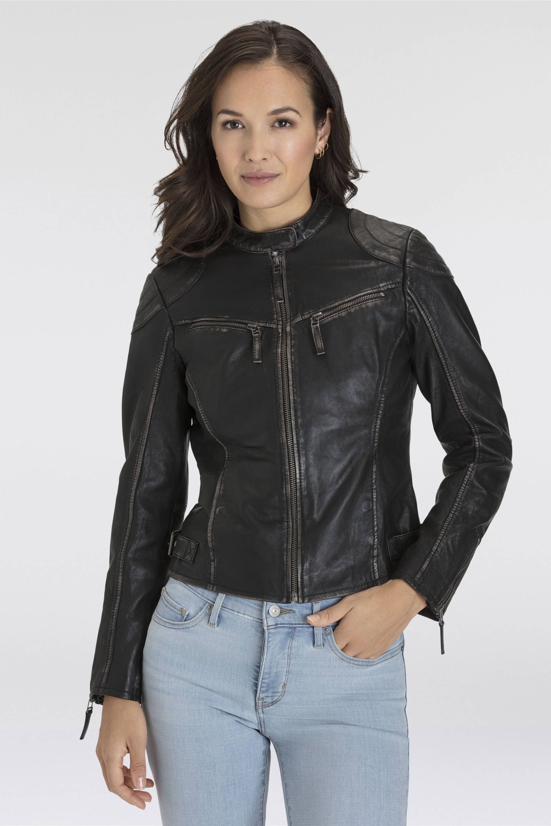 Mauritius Lederjacke »DETTE«, in Used-Optik Mauritius Lederjacke »DETTE«, in Used-Optik von Mauritius