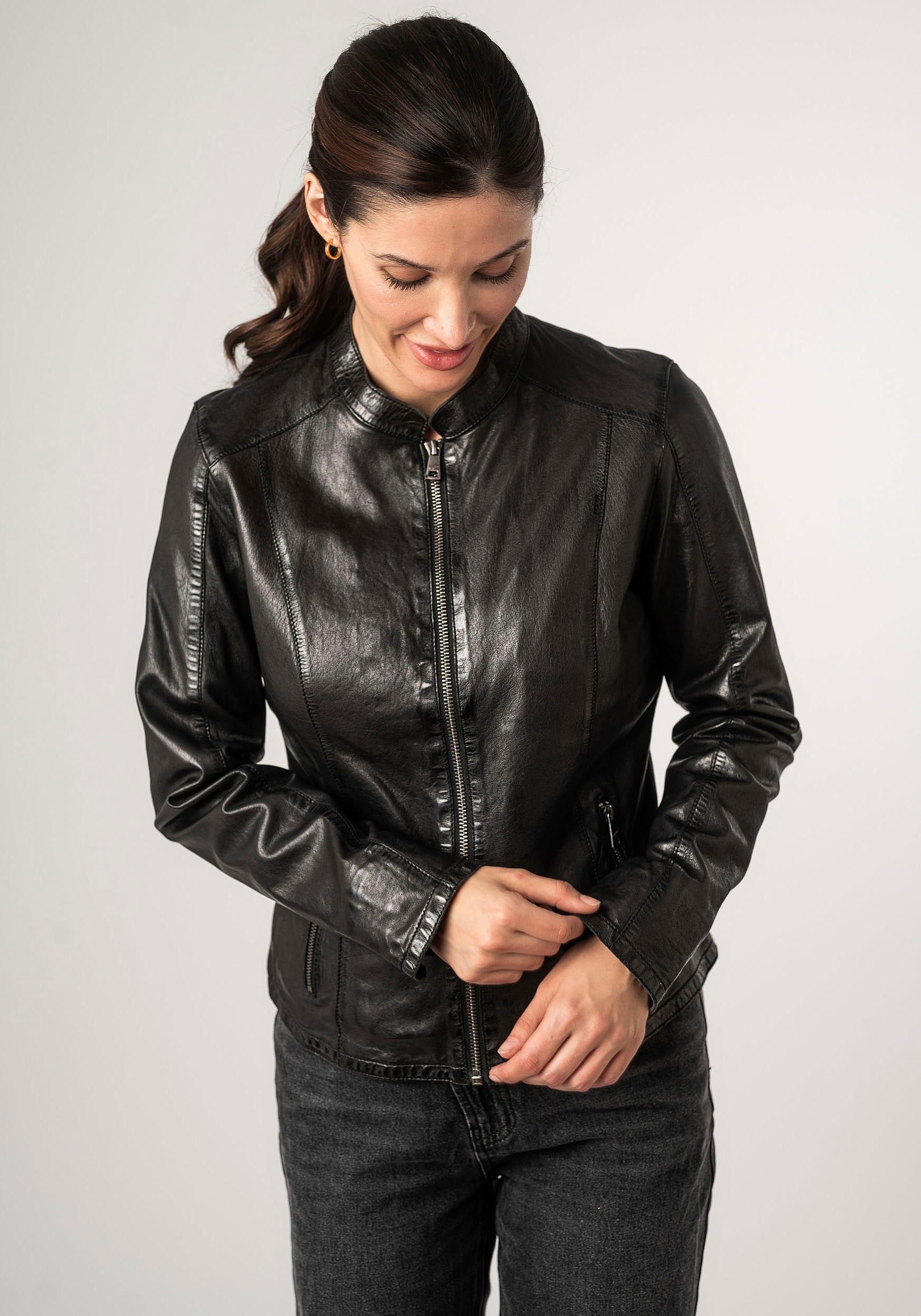 Mauritius Lederjacke »MWAndriana«, mit Stehkragen Mauritius Lederjacke »MWAndriana«, mit Stehkragen von Mauritius