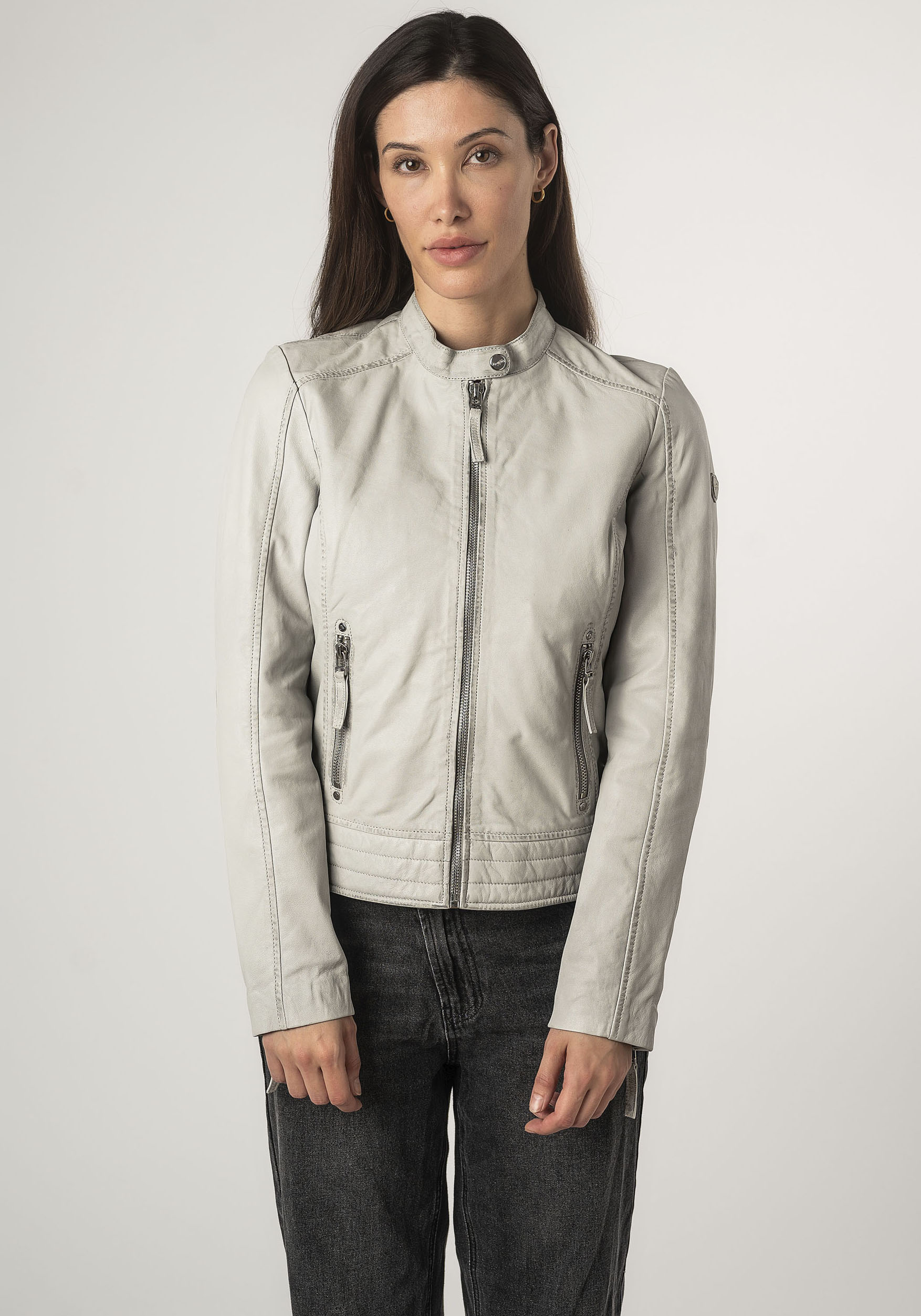 Mauritius Lederjacke »MWFilla«, mit kleinem Stehkragen Mauritius Lederjacke »MWFilla«, mit kleinem Stehkragen von Mauritius