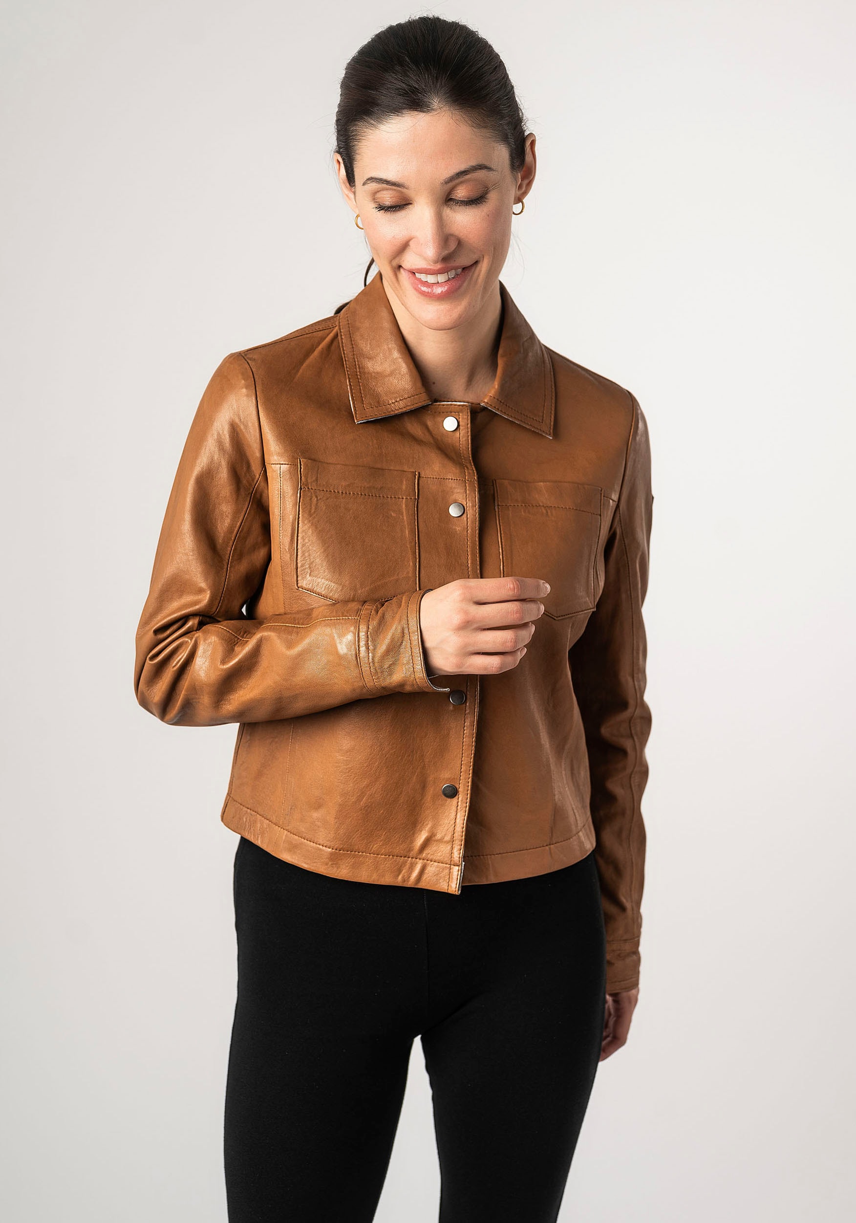 Mauritius Lederjacke »MWLefei«, mit Brusttaschen Mauritius Lederjacke »MWLefei«, mit Brusttaschen von Mauritius