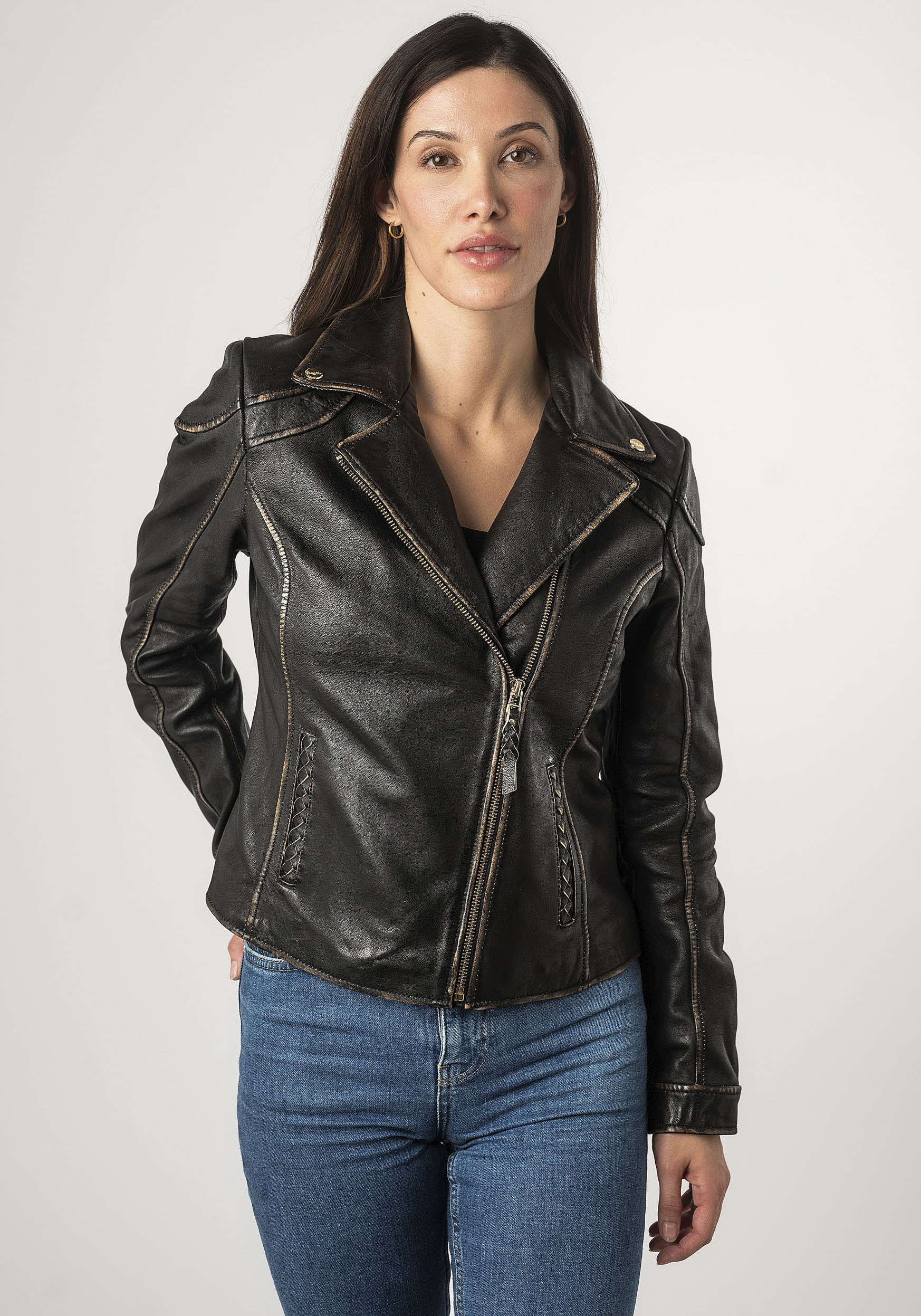 Mauritius Lederjacke »MWTaisha«, mit Reverskragen Mauritius Lederjacke »MWTaisha«, mit Reverskragen von Mauritius