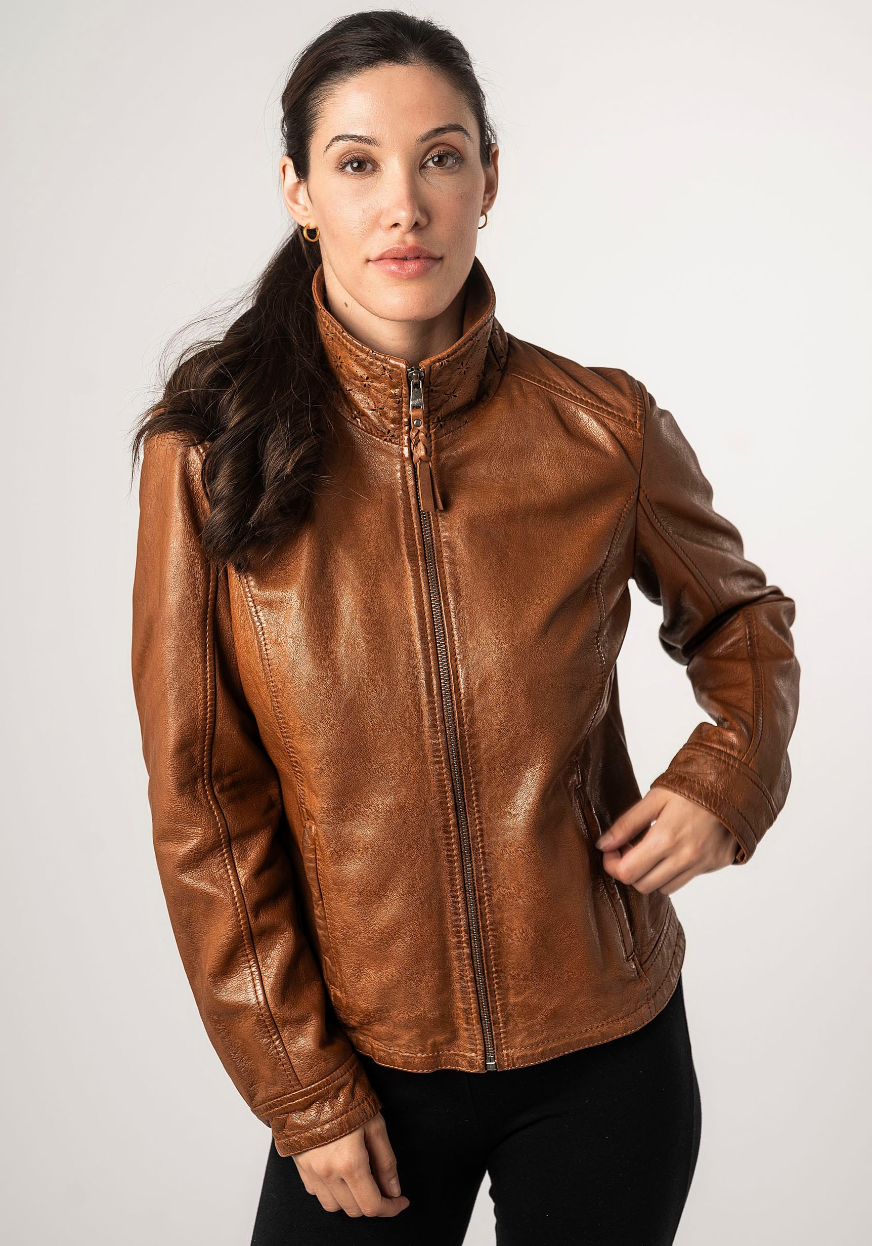 Mauritius Lederjacke »MWWalli«, mit Stehkragen Mauritius Lederjacke »MWWalli«, mit Stehkragen von Mauritius