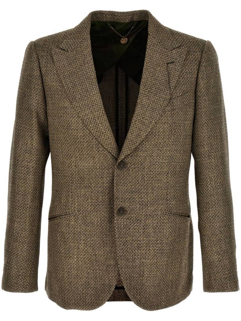 Maurizio Miri Keanu blazer - Brown von Maurizio Miri