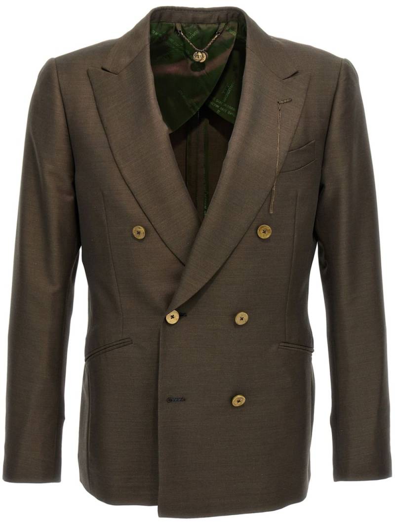 Maurizio Miri double-breasted blazer - Green von Maurizio Miri