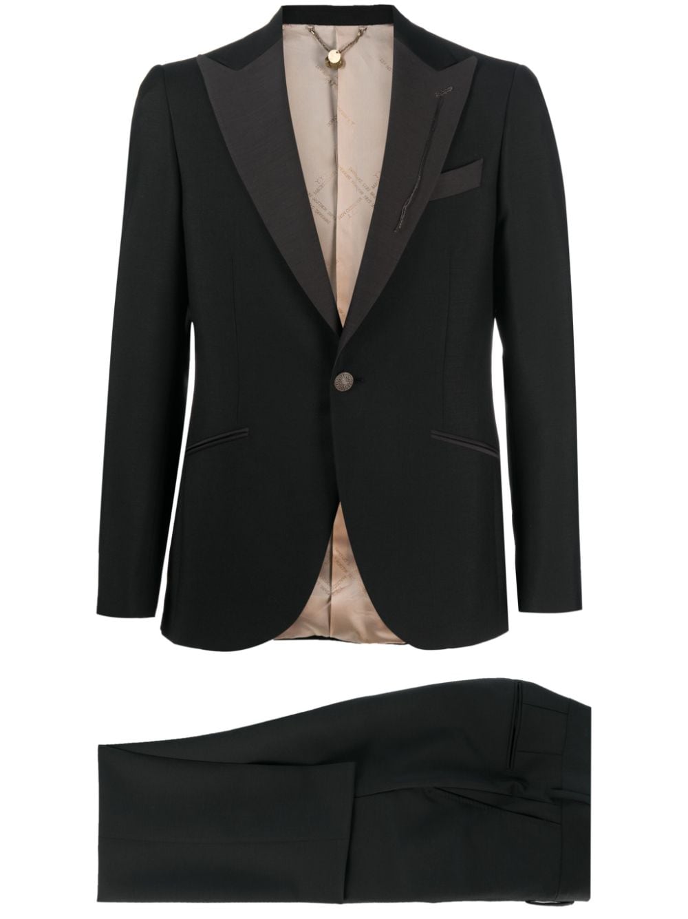 Maurizio Miri single-breasted two-piece suit - Black