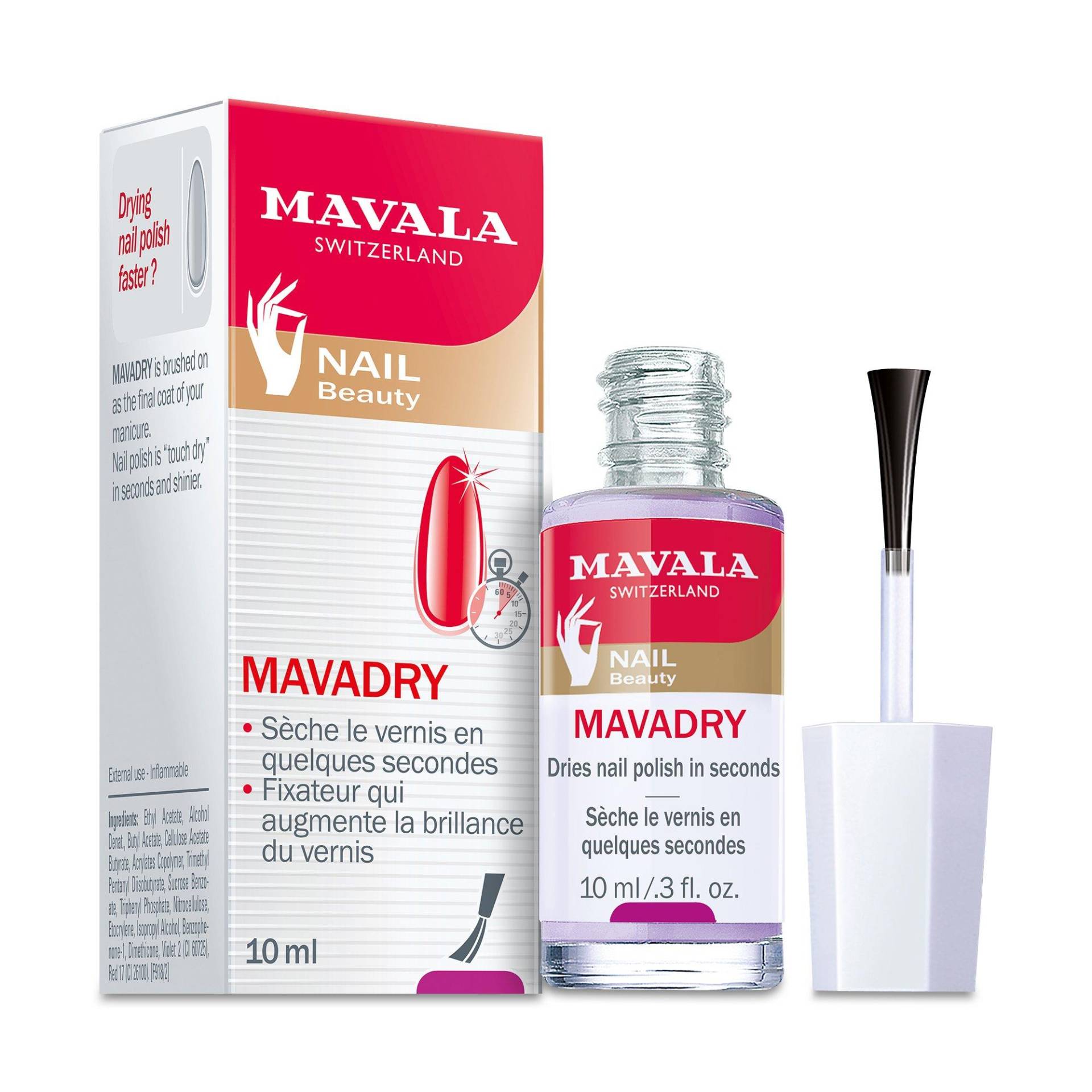 Mavadry Trocknet Den Nagellack In Einigen Sekunden, Intensiviert Die Farbe Des Nagellacks Damen  10ml von MAVALA
