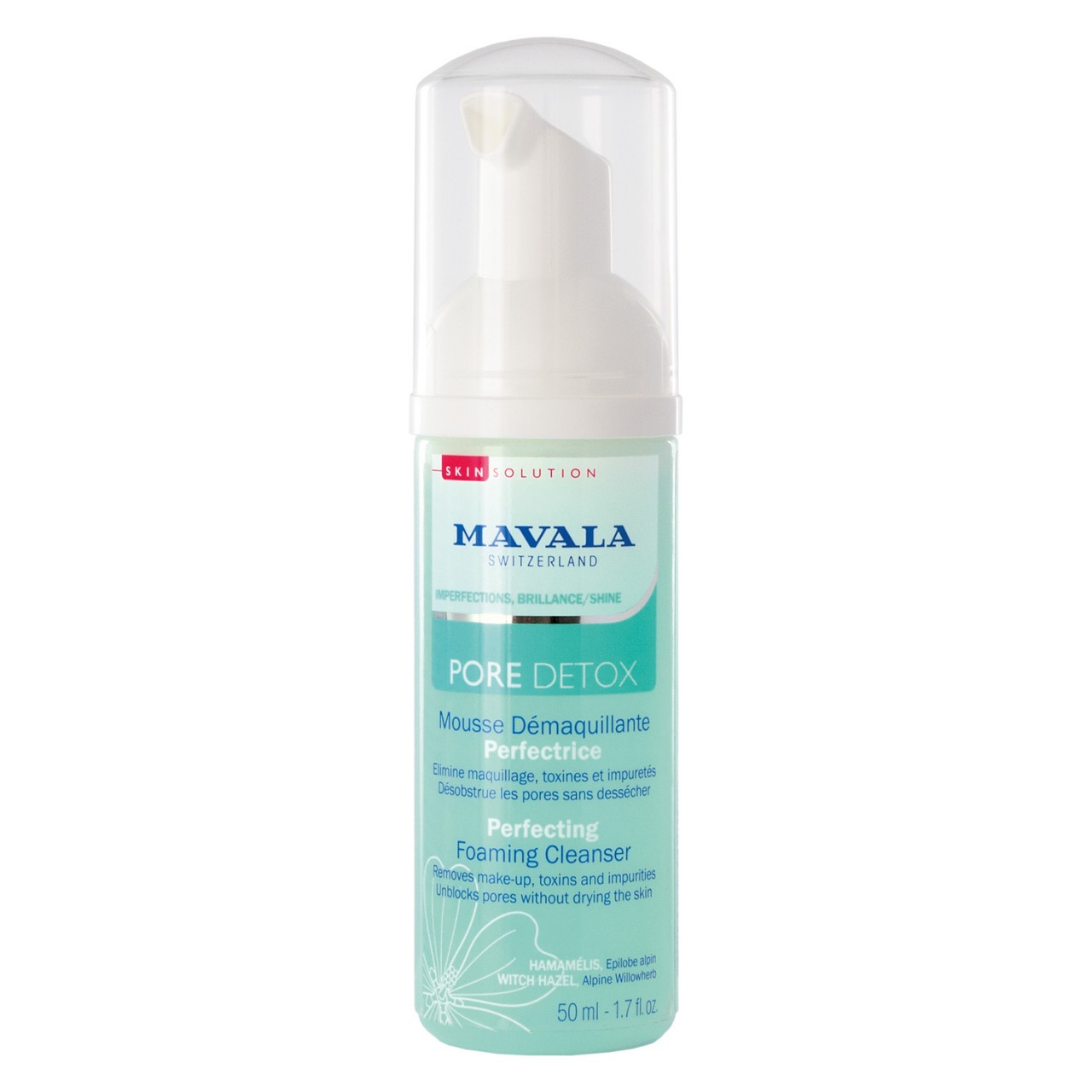 Swiss Skin Solution - Pore Detox Mousse Démaquillante Perfectrice Swiss Skin Solution - Pore Detox Mousse Démaquillante Perfectrice von Mavala