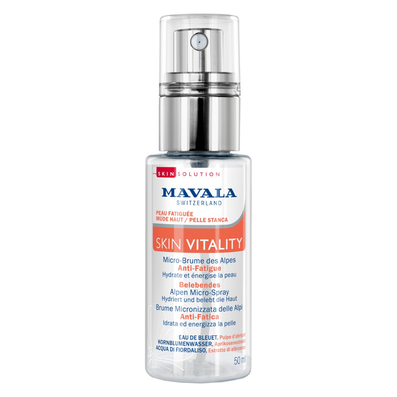 Swiss Skin Solution - Skin Vitality Micro-Brume Anti-Fatigue Swiss Skin Solution - Skin Vitality Micro-Brume Anti-Fatigue von Mavala