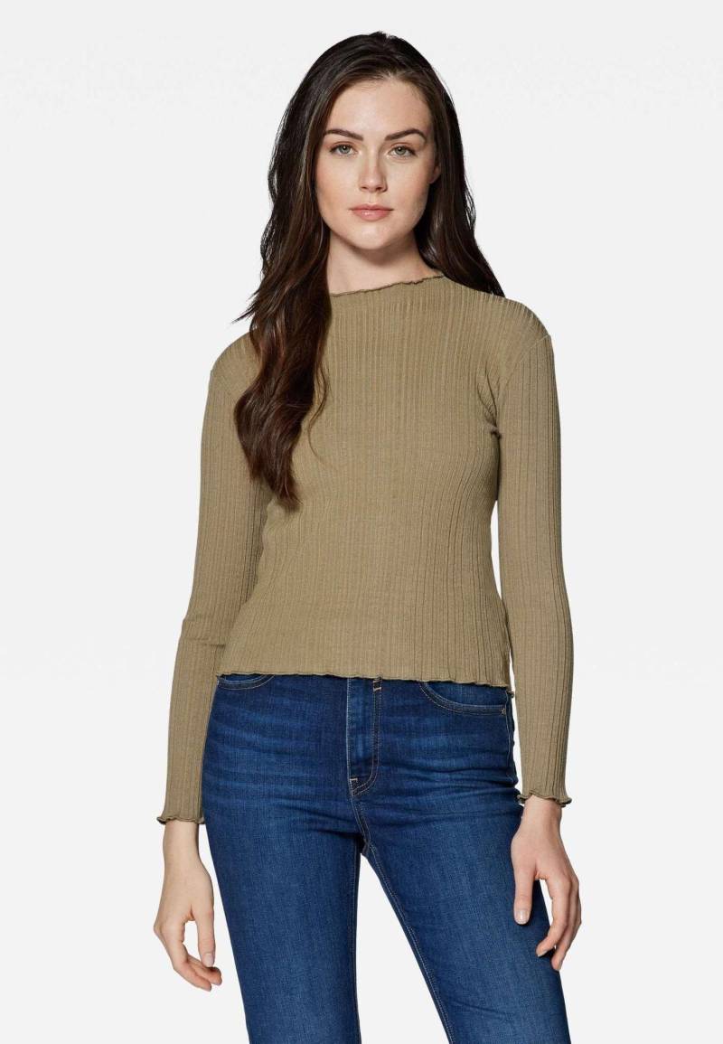 Langarmshirts Long Sleeve Top Damen Beige S von Mavi