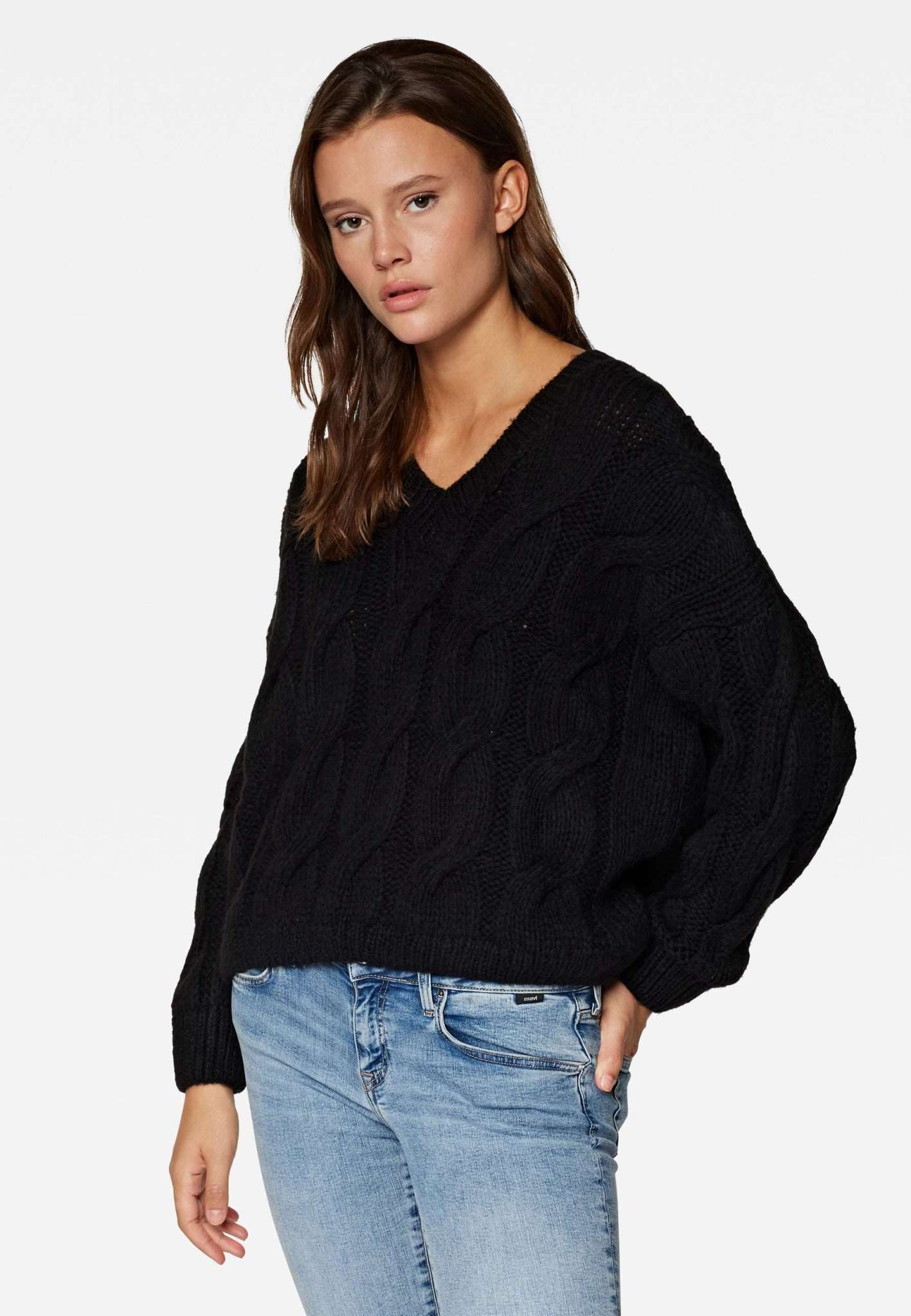 Mavi Strickpullover »Pullover V Neck Sweater« von Mavi