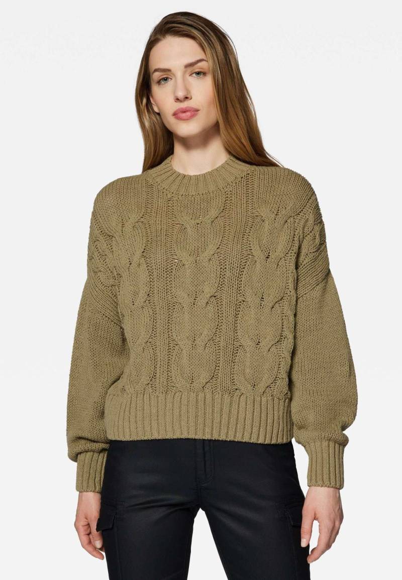 Pullover Crew Neck Sweater Damen Beige L von Mavi