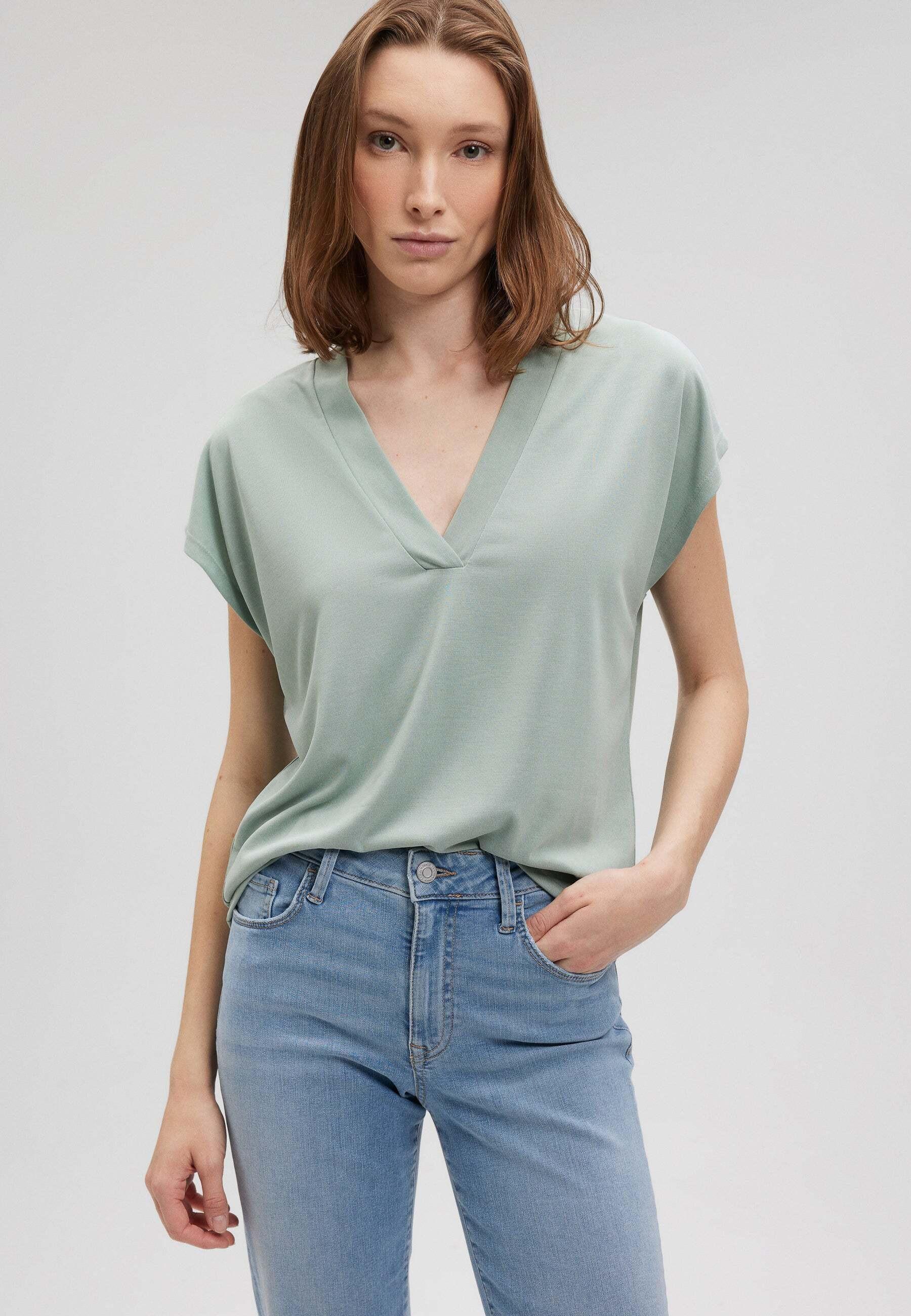 T-shirts V Neck Jersey Damen Mint M von Mavi