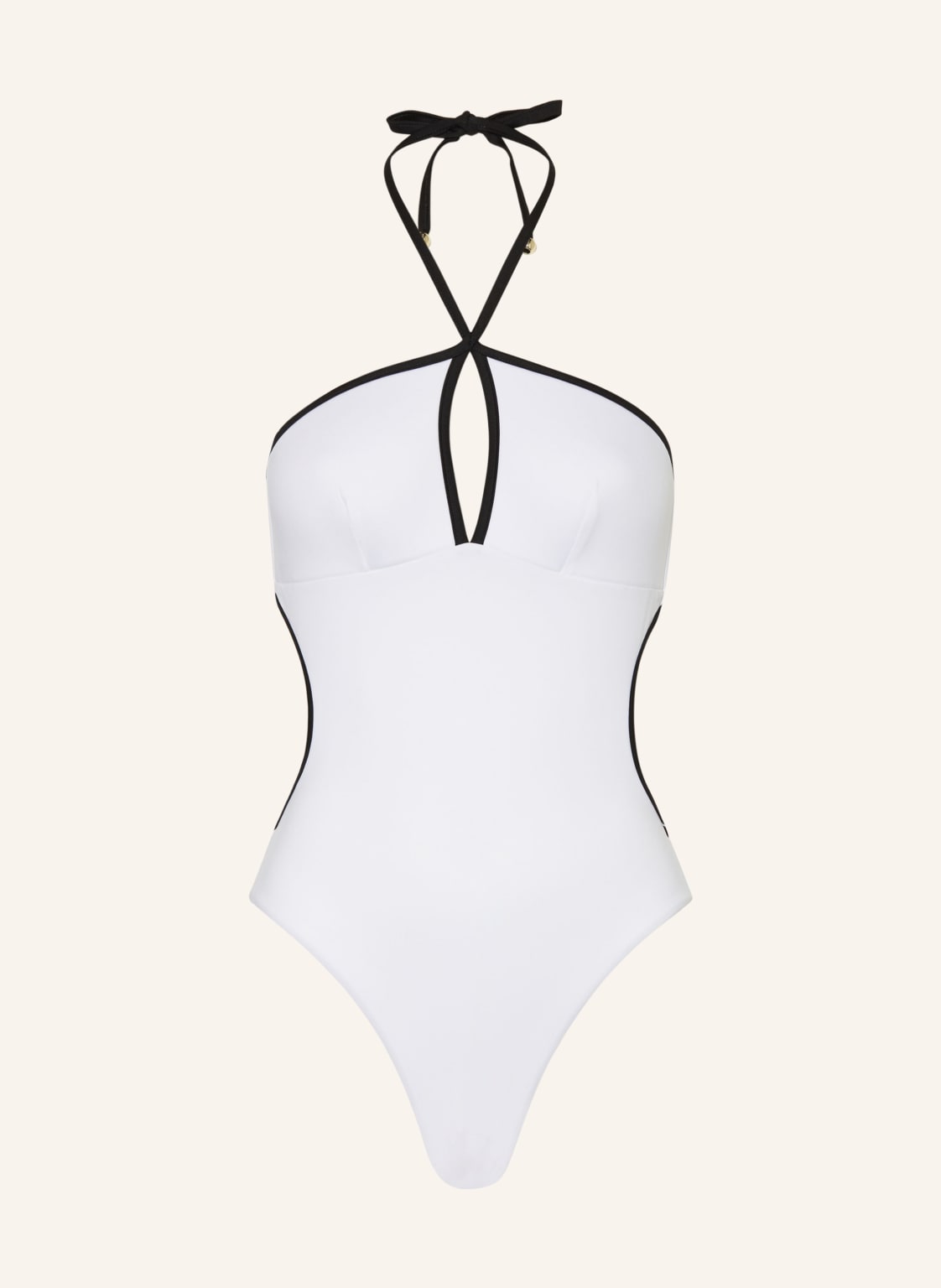 Max Mara Beachwear Neckholder-Badeanzug Casilda weiss von Max Mara BEACHWEAR