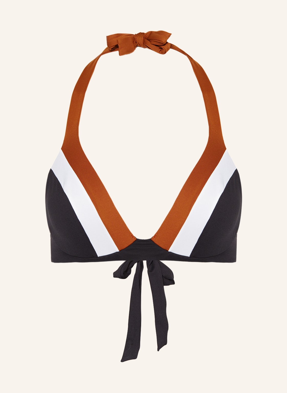 Max Mara Beachwear Neckholder-Bikini-Top Abigail schwarz von Max Mara BEACHWEAR