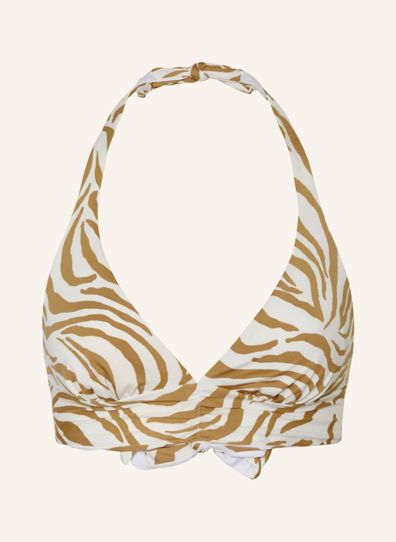 Max Mara Beachwear Neckholder-Bikini-Top Alberta beige von Max Mara BEACHWEAR