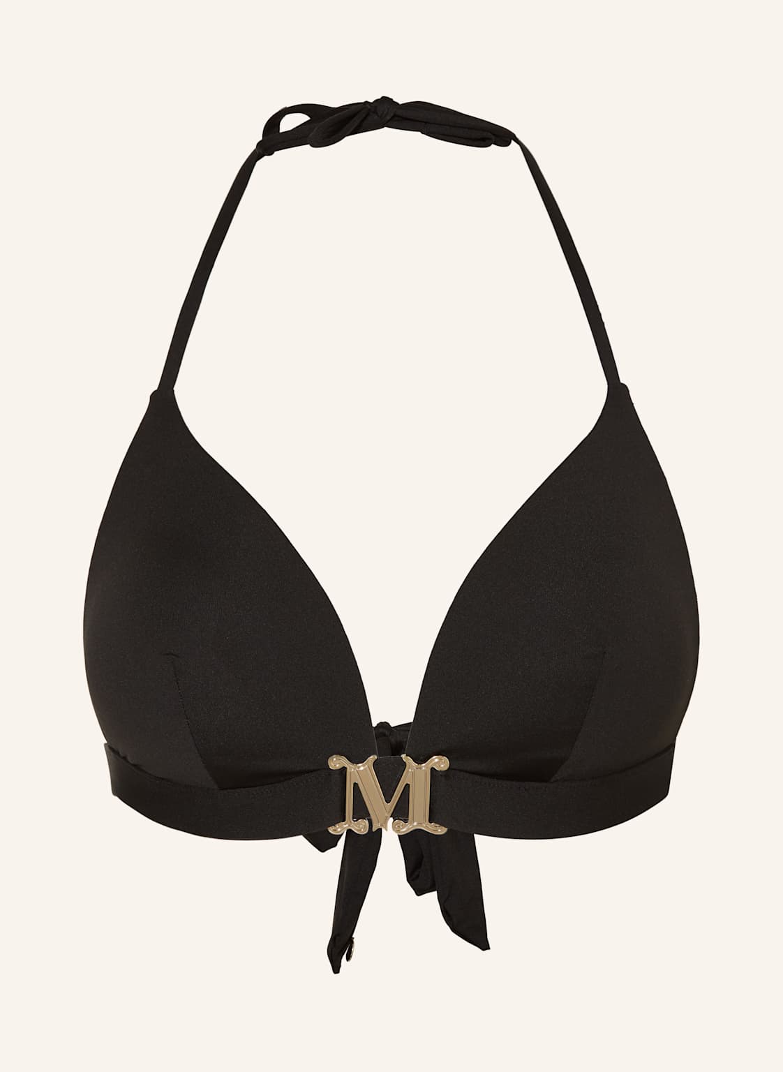 Max Mara Beachwear Neckholder-Bikini-Top Astra schwarz von Max Mara BEACHWEAR