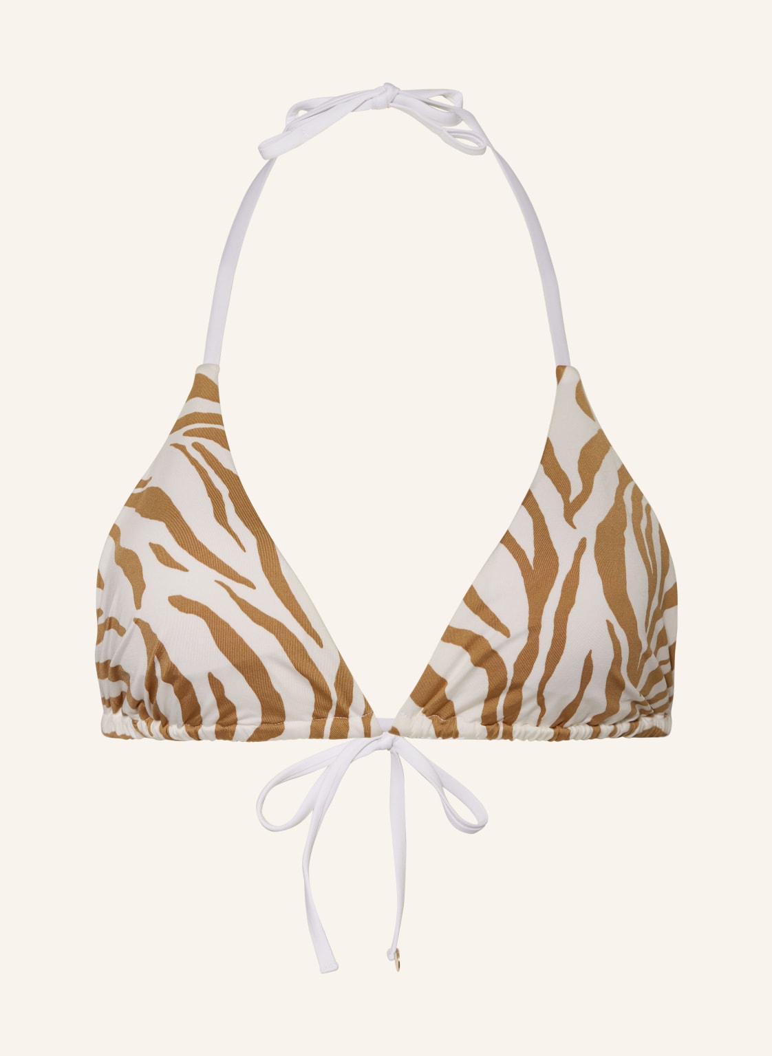 Max Mara Beachwear Triangel-Bikini-Top Aurora beige von Max Mara BEACHWEAR