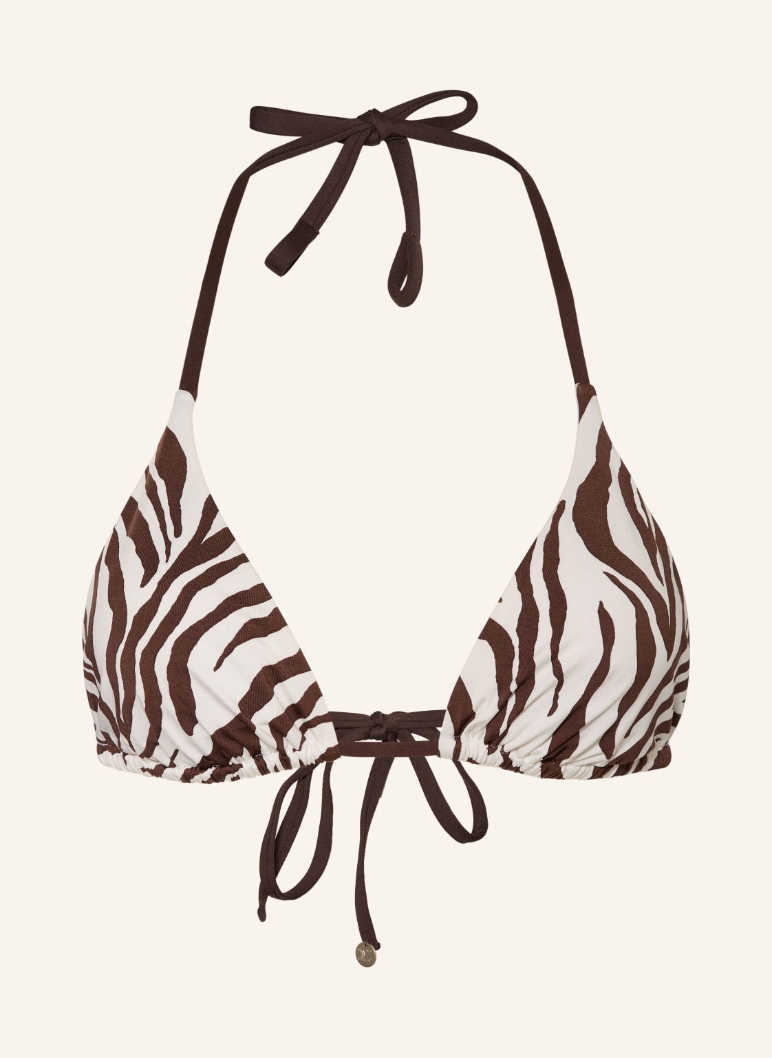 Max Mara Beachwear Triangel-Bikini-Top Aurora braun von Max Mara BEACHWEAR