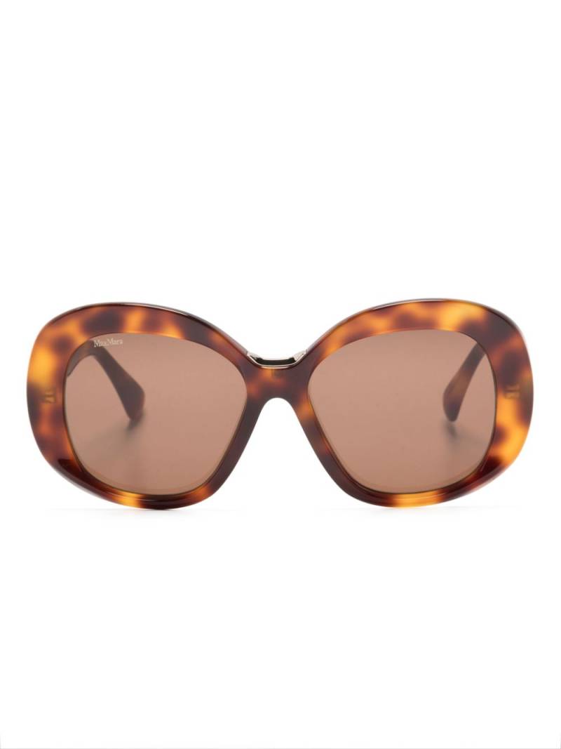 Max Mara Eyewear Edna oversize-frame sunglasses - Brown von Max Mara Eyewear