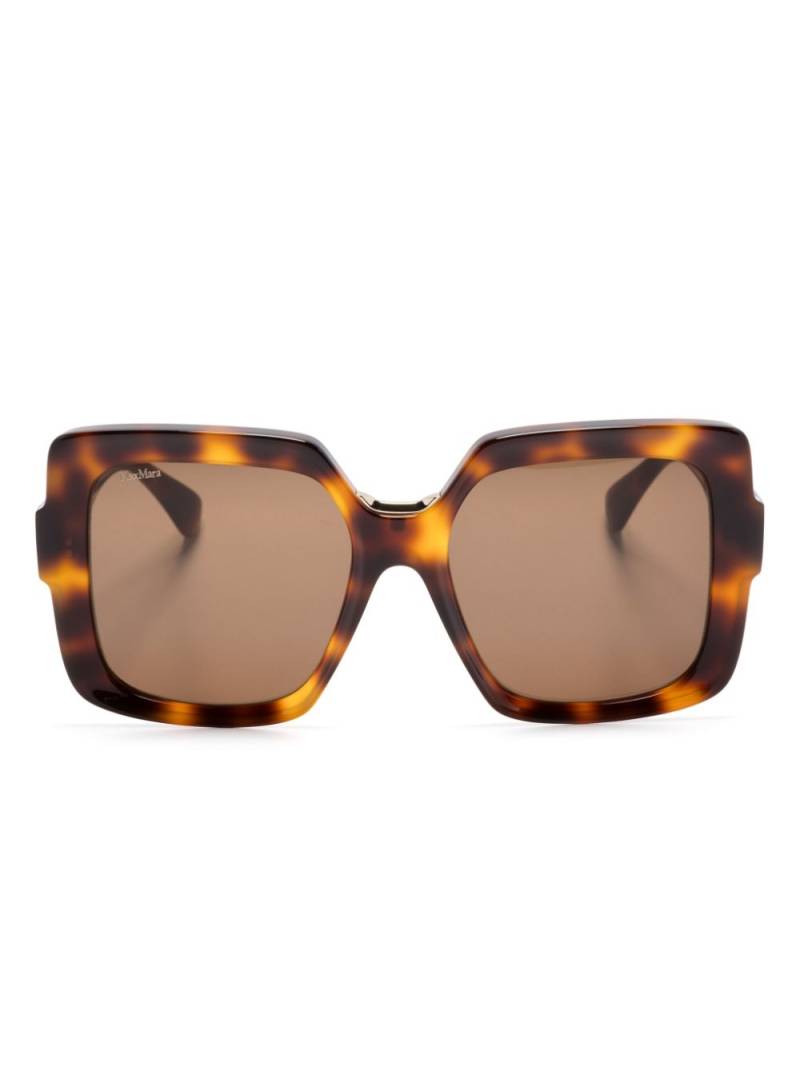 Max Mara Eyewear Ernest oversize-frame sunglasses - Brown von Max Mara Eyewear