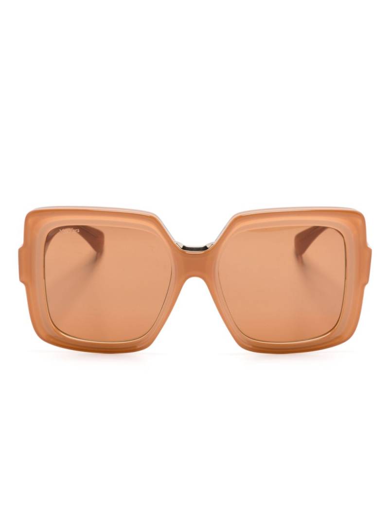 Max Mara Eyewear Ernest oversize-frame sunglasses - Orange von Max Mara Eyewear