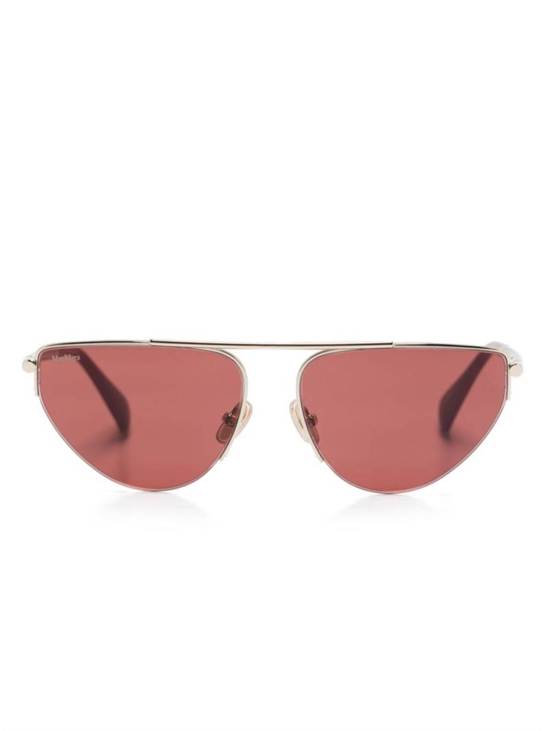 Max Mara Eyewear MM0122 sunglasses - Gold von Max Mara Eyewear