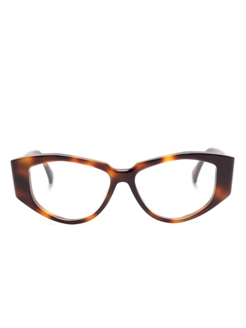 Max Mara Eyewear cat-eye frame glasses - Brown von Max Mara Eyewear