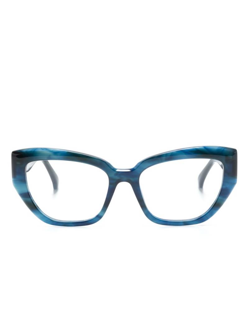 Max Mara Eyewear cat-eye glasses - Blue von Max Mara Eyewear