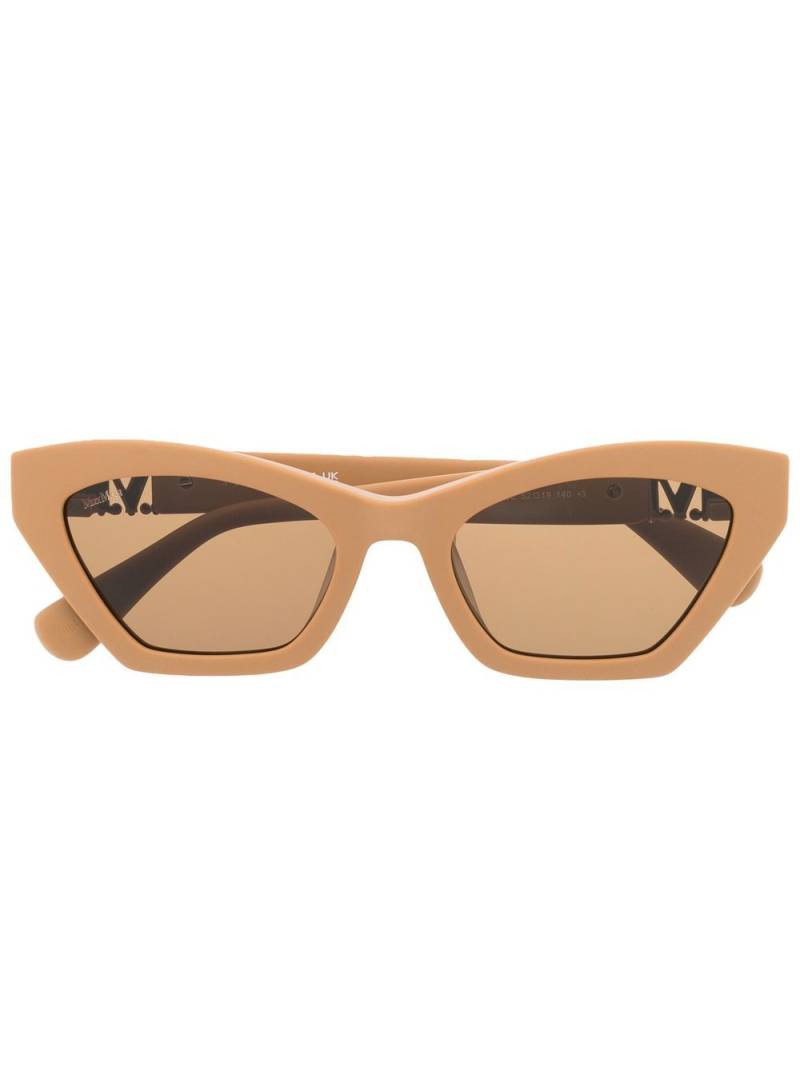 Max Mara Eyewear geometric-frame tinted sunglasses - Brown von Max Mara Eyewear