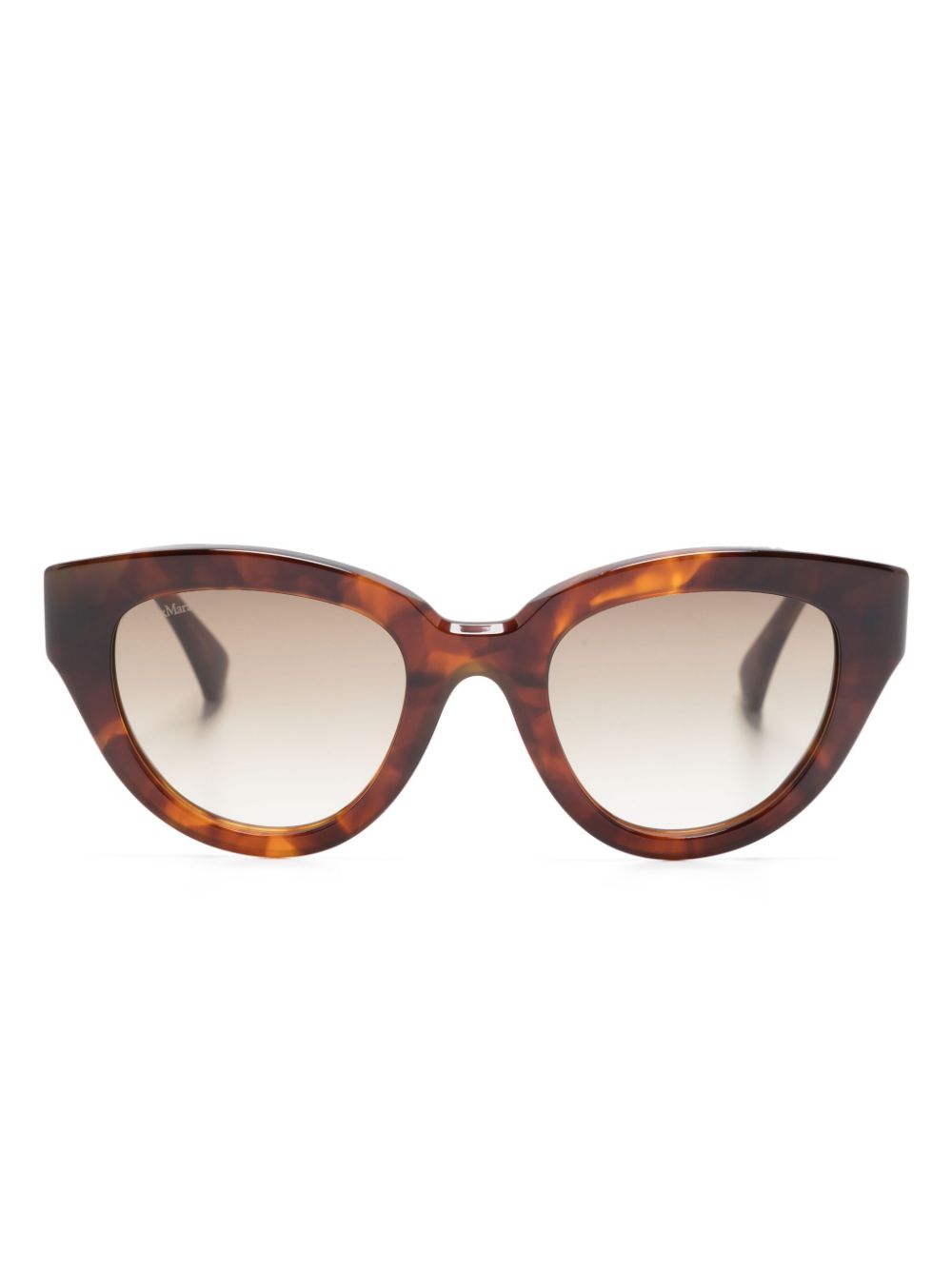 Max Mara Eyewear logo-print cat-eye frame sunglasses - Brown von Max Mara Eyewear