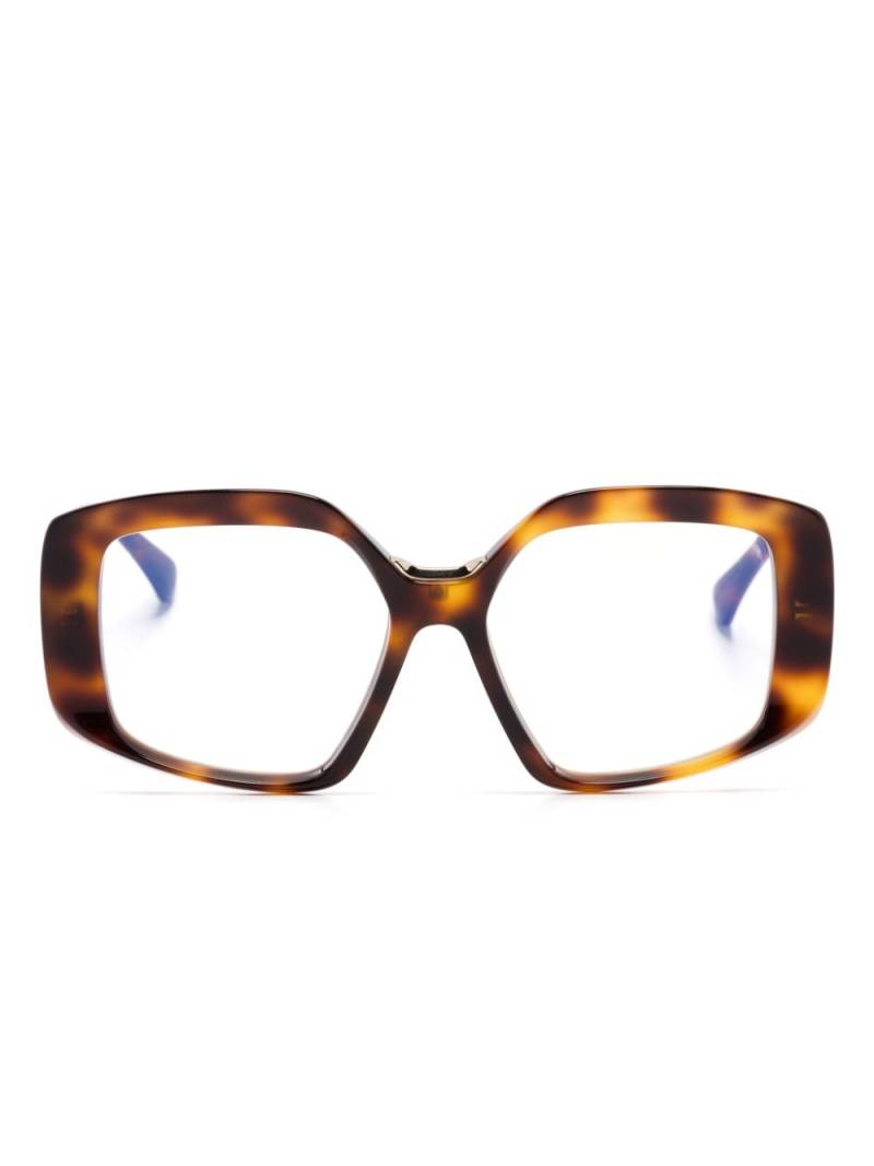 Max Mara Eyewear oversize-frame glasses - Brown von Max Mara Eyewear