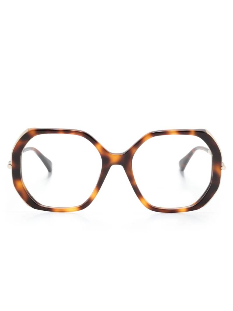 Max Mara Eyewear oversize-frame glasses - Brown von Max Mara Eyewear