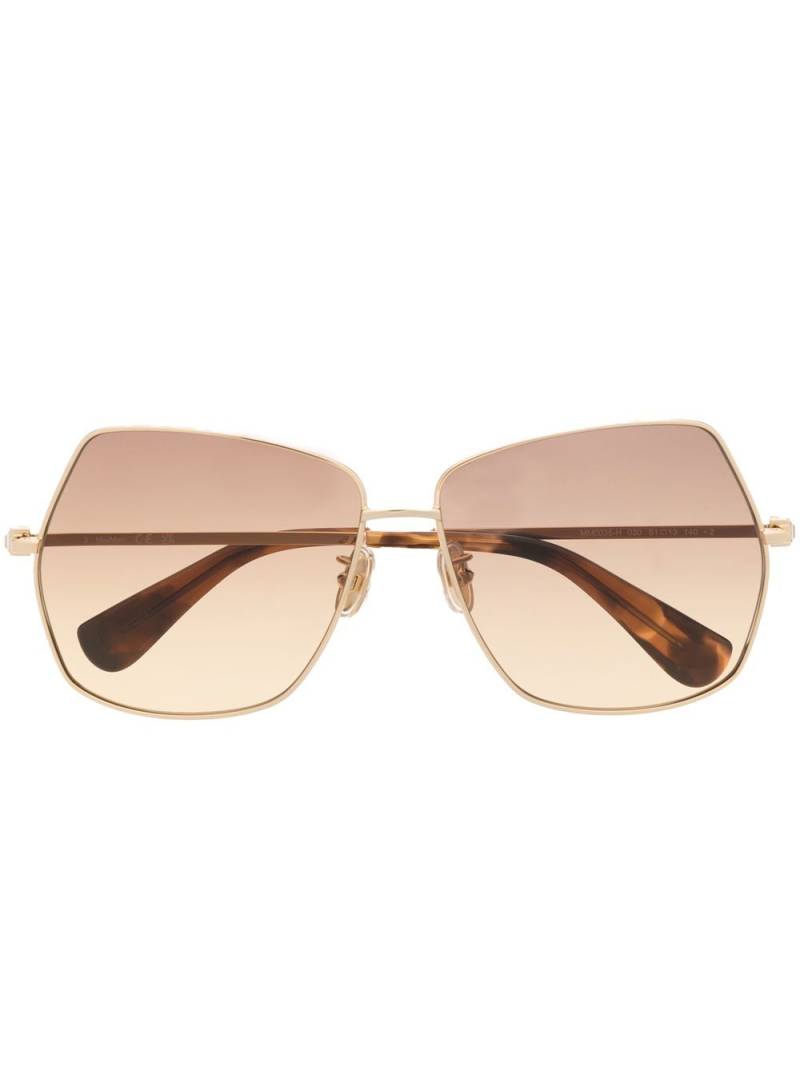 Max Mara Eyewear oversize-frame gradient-lens sunglasses - Gold von Max Mara Eyewear