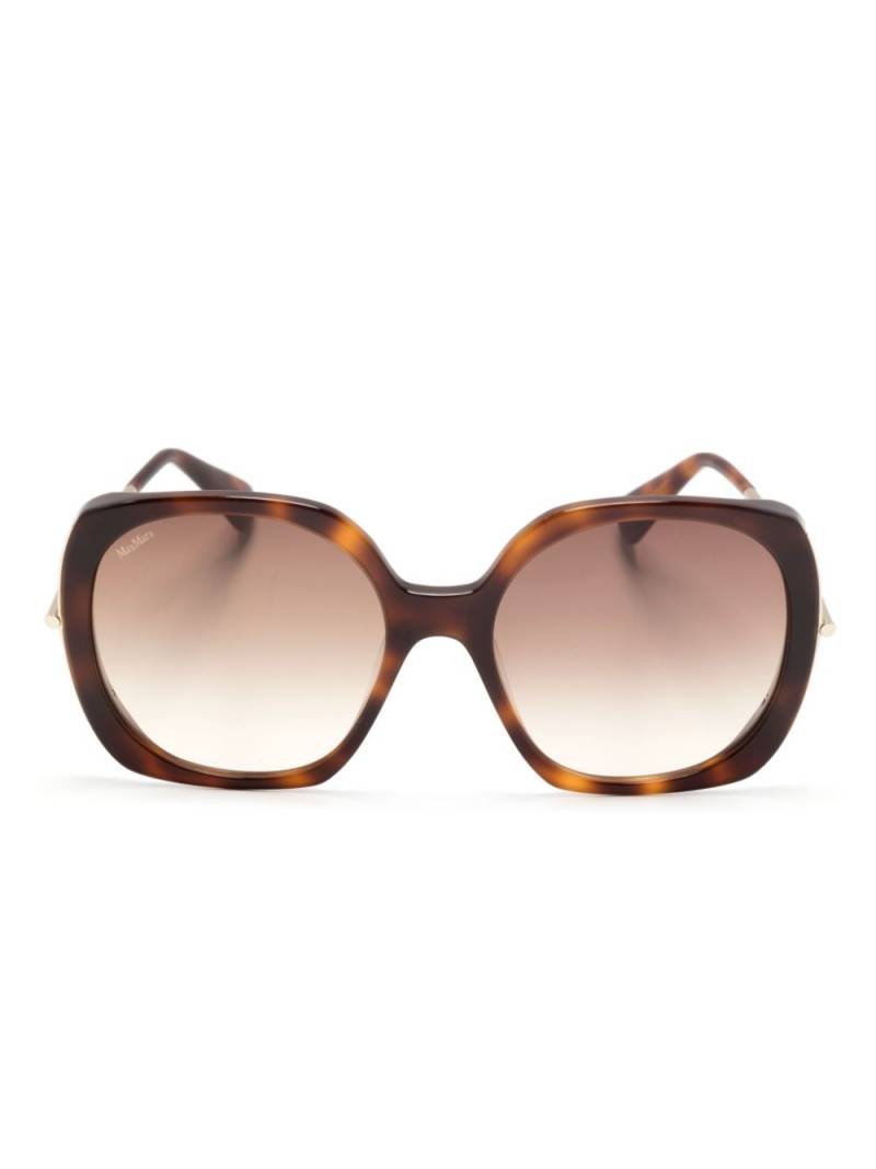 Max Mara Eyewear oversize-frame sunglasses - Brown von Max Mara Eyewear