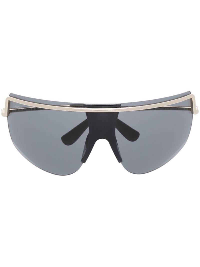 Max Mara Eyewear oversized-frameless tinted sunglasses - Black von Max Mara Eyewear