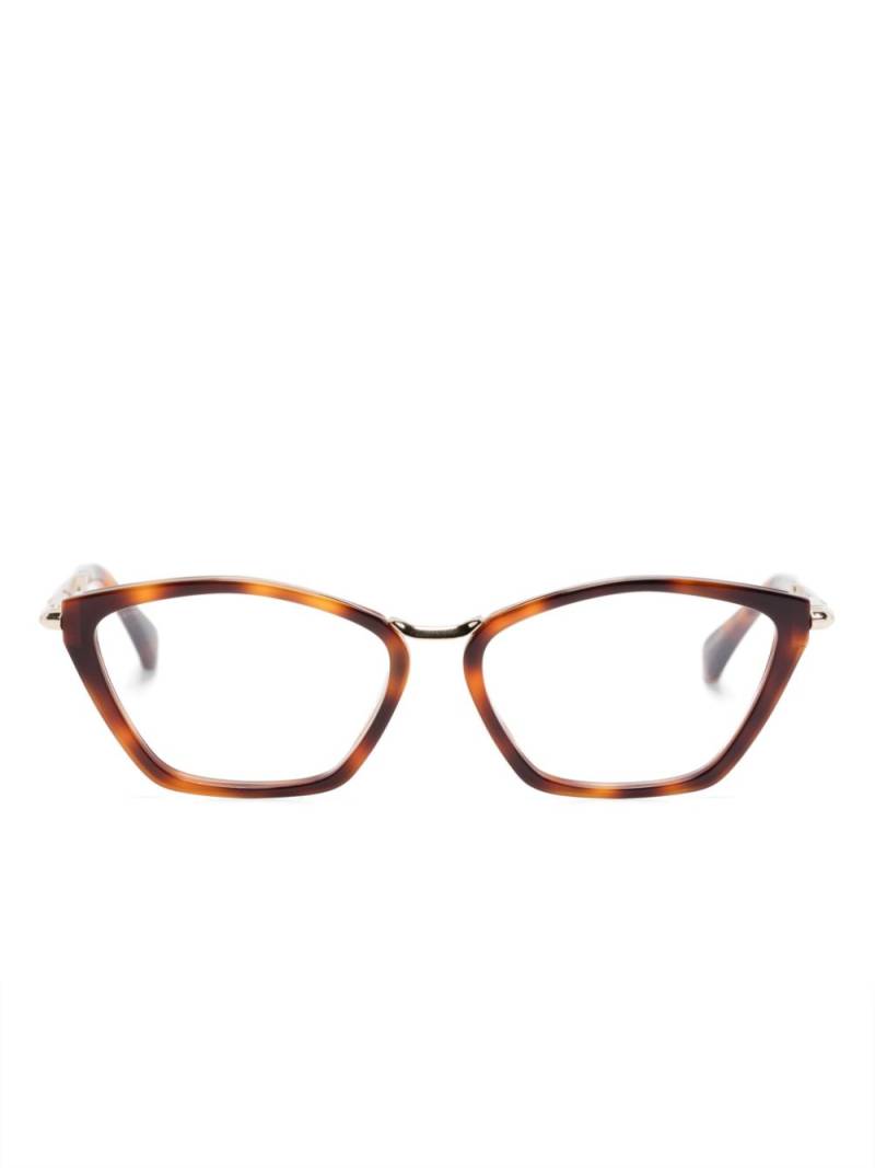 Max Mara Eyewear square-frame glasses - Brown von Max Mara Eyewear