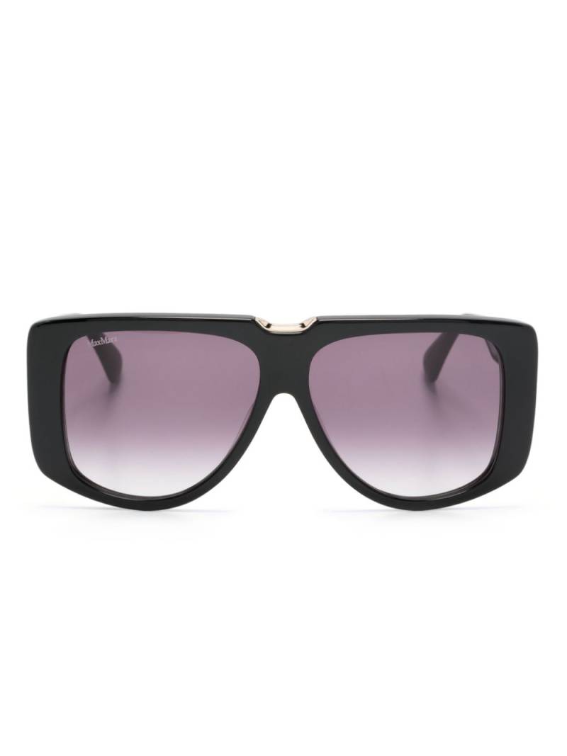 Max Mara Eyewear square-frame sunglasses - Black von Max Mara Eyewear