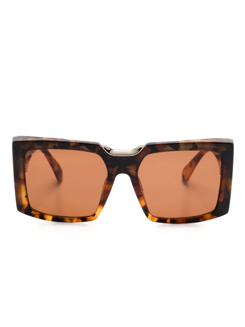 Max Mara Eyewear square-frame sunglasses - Brown von Max Mara Eyewear