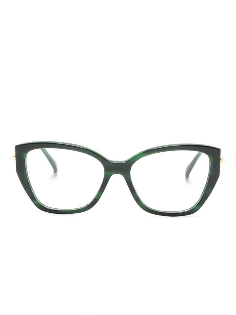 Max Mara Eyewear tortoiseshell cat-eye-frame sunglasses - Green von Max Mara Eyewear