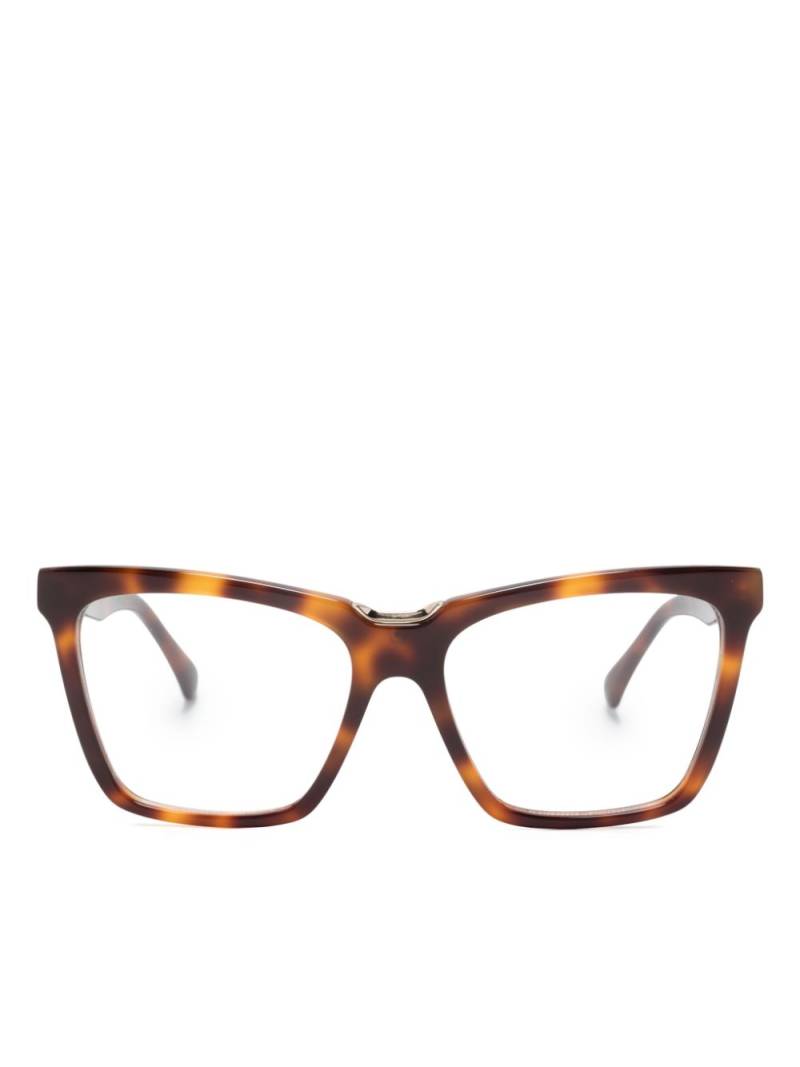 Max Mara Eyewear tortoiseshell-effect cat-eye frame glasses - Brown von Max Mara Eyewear