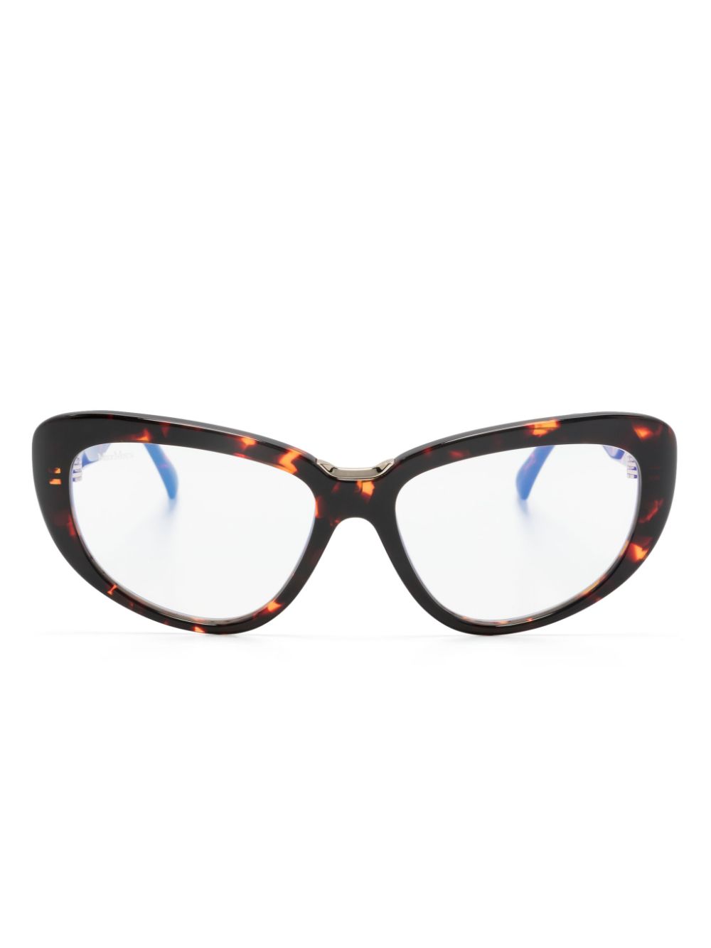 Max Mara Eyewear tortoiseshell-effect cat-eye frame glasses - Brown von Max Mara Eyewear