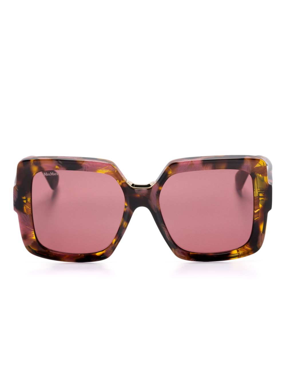 Max Mara Eyewear tortoiseshell oversize-frame sunglasses - Brown von Max Mara Eyewear