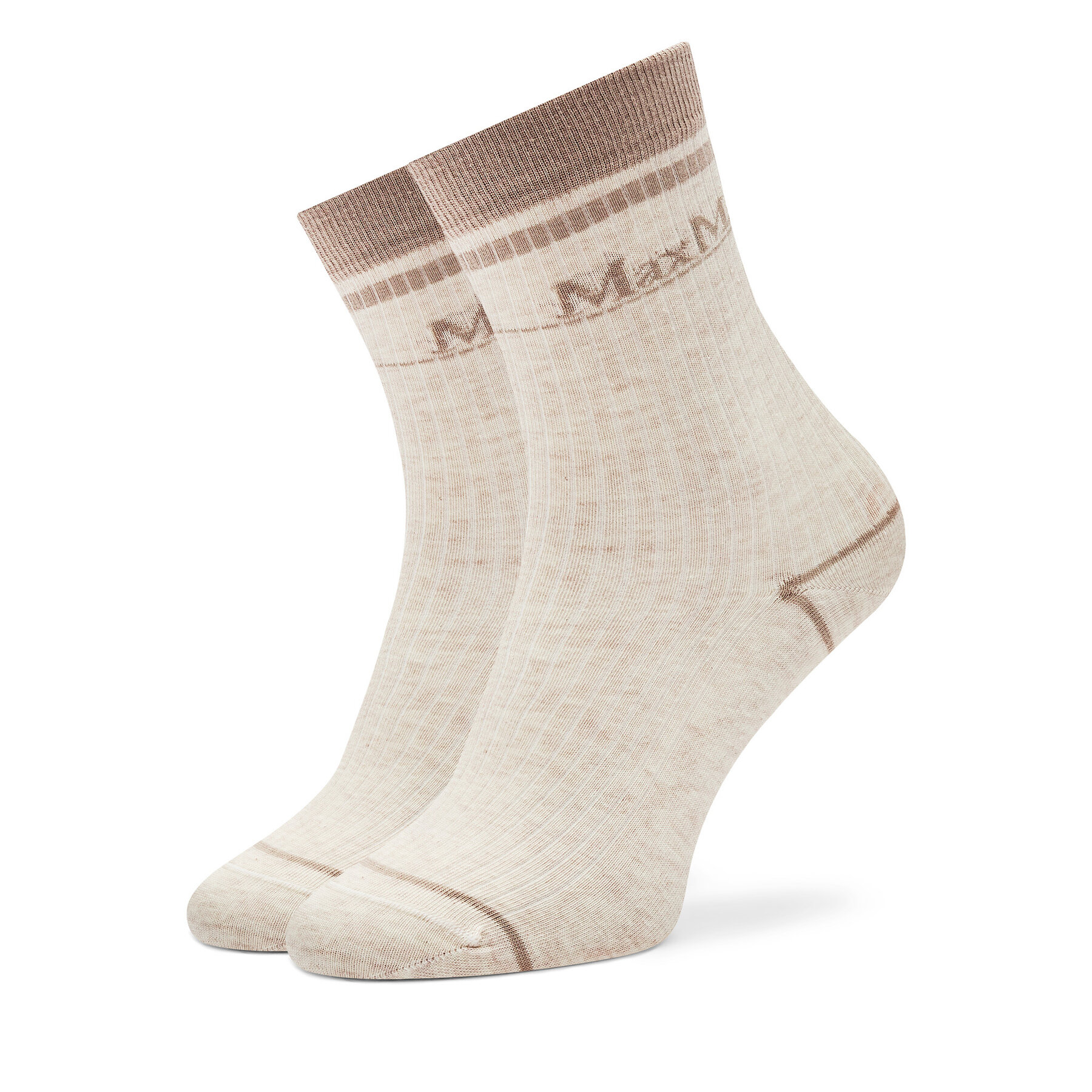 Hohe Damensocken Max Mara Leisure Gabarra 2426556018 Beige von Max Mara Leisure